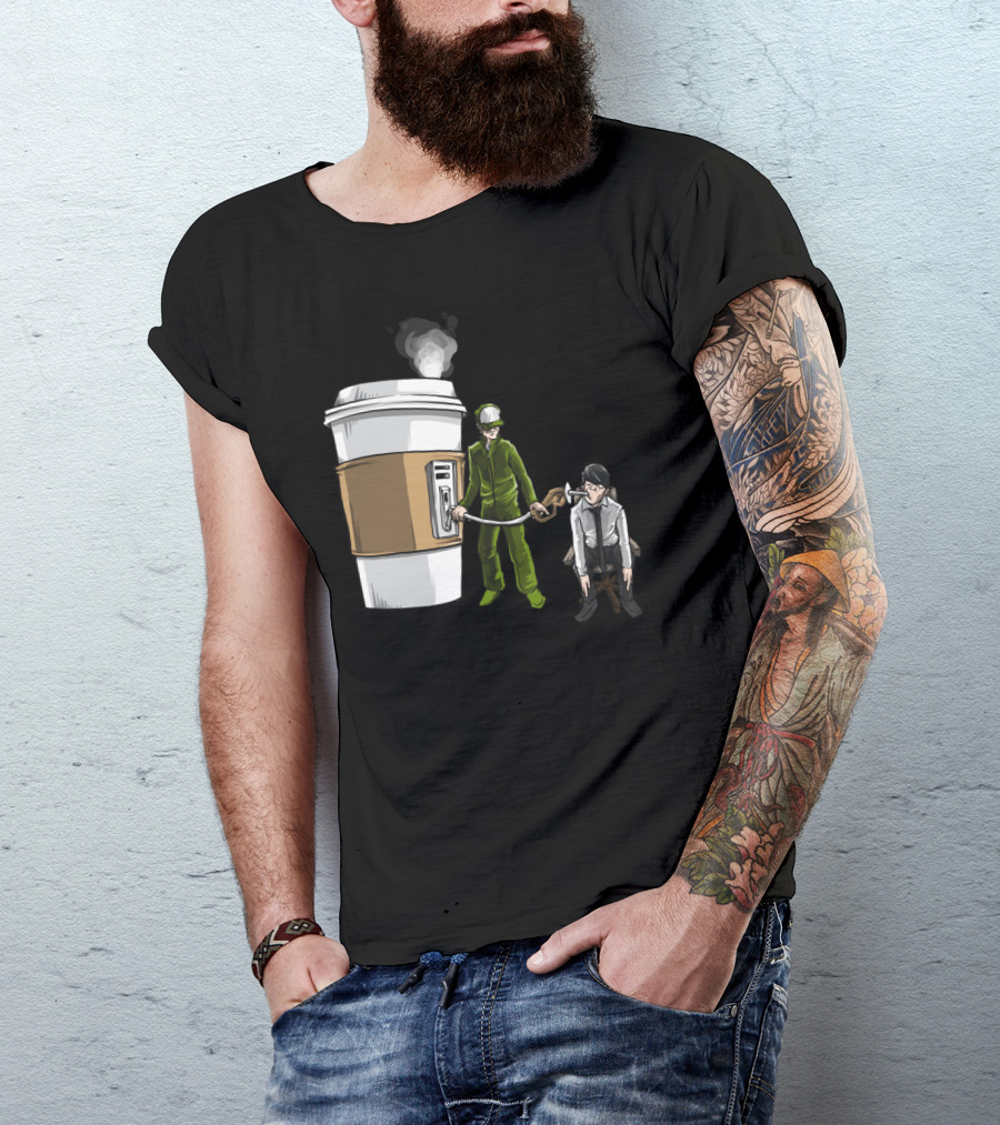 Fuel Coffee Injection For Exhausted Worker T-Shirt