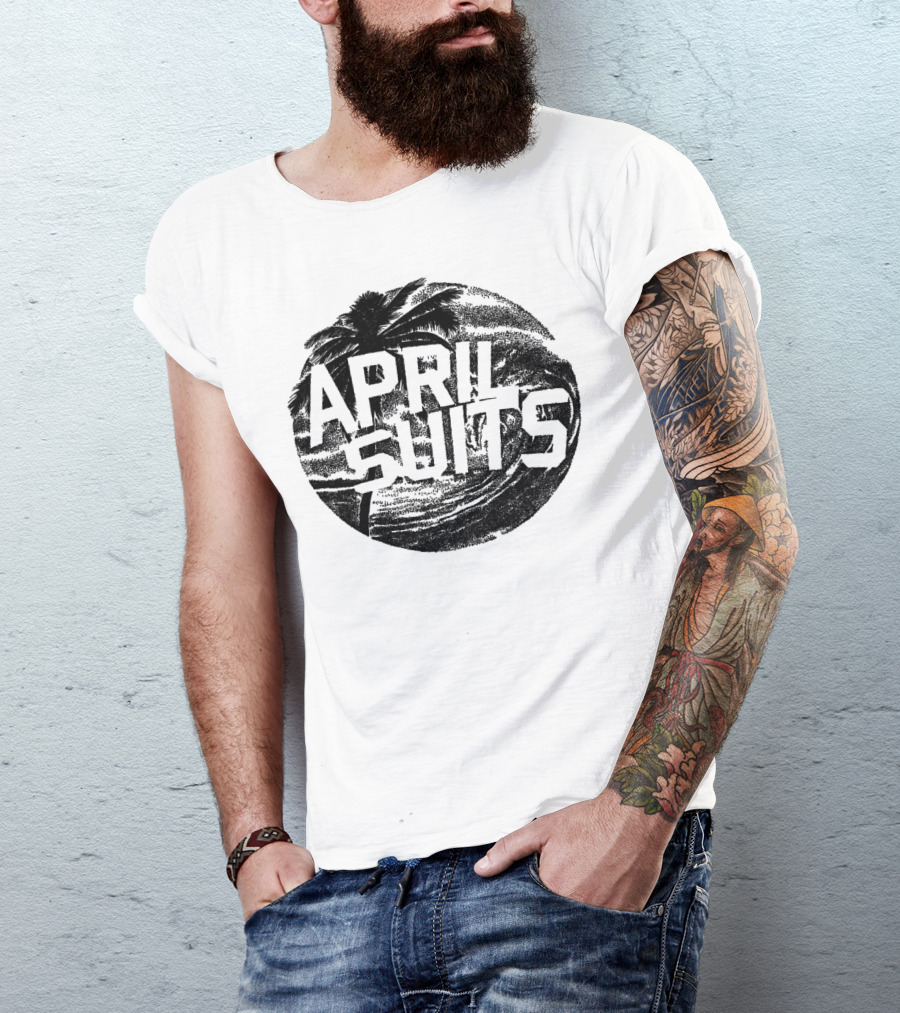 April Suits Padagat Tropical Palm Wave T-Shirt