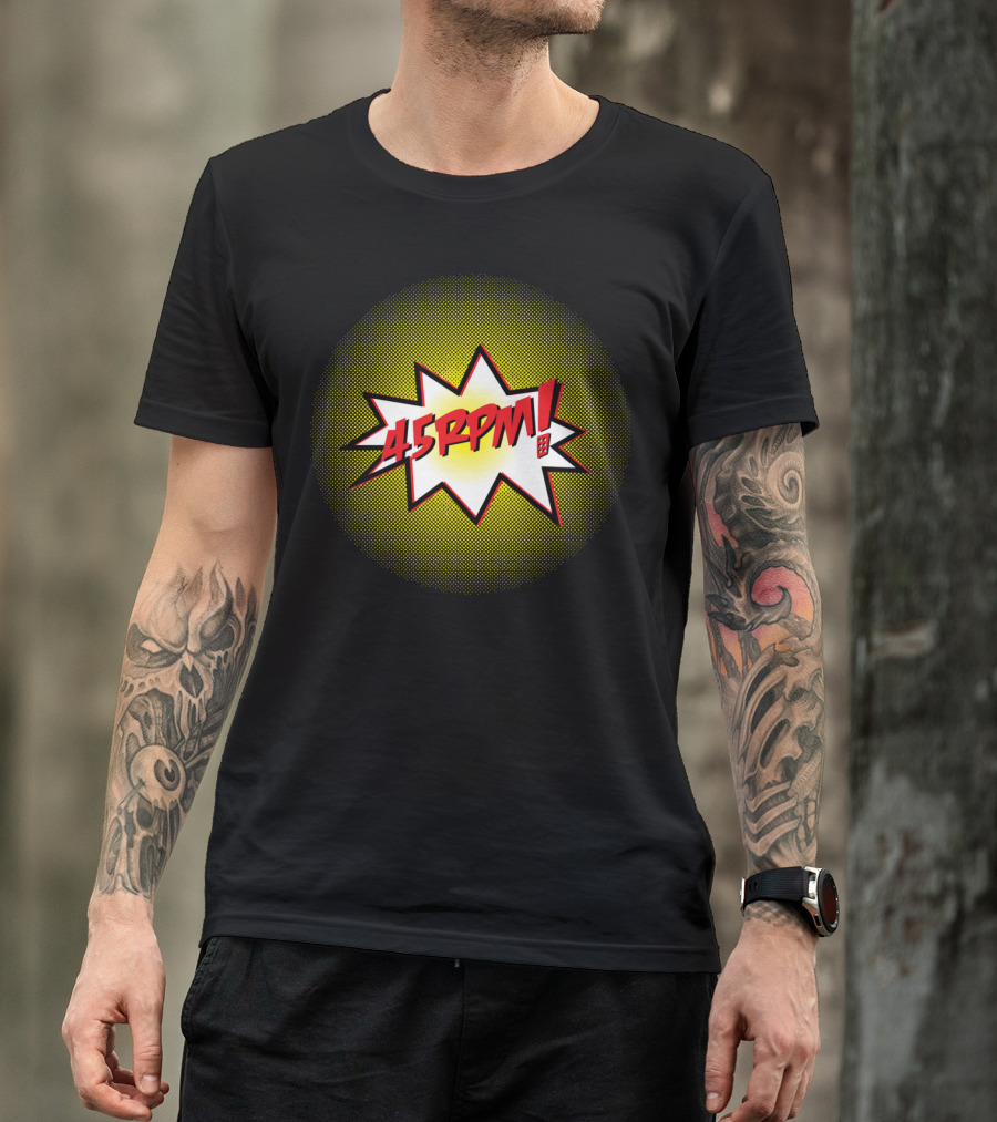 45RPM BOOM Pop Art Burst T-Shirt