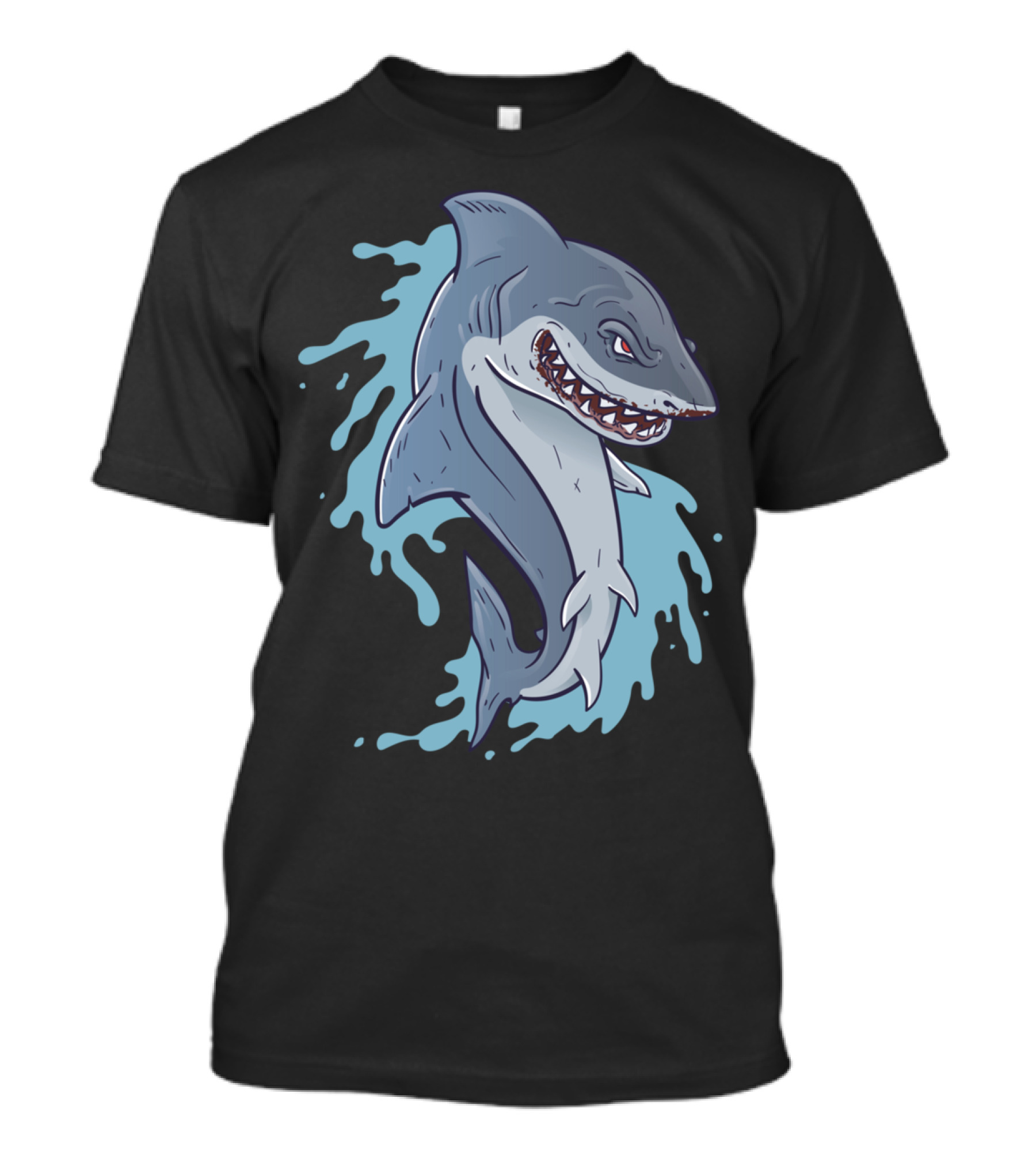 Crazy Shark Sanc Ferocious Ocean Beast T-Shirt