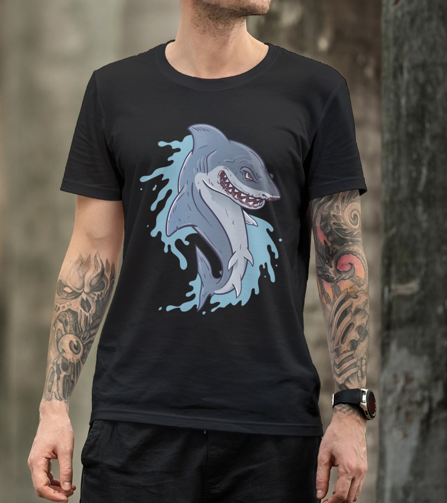 Crazy Shark Sanc Ferocious Ocean Beast T-Shirt