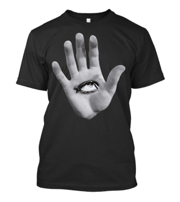 Aquarel Eye In Hand Optical Illusion T-Shirt