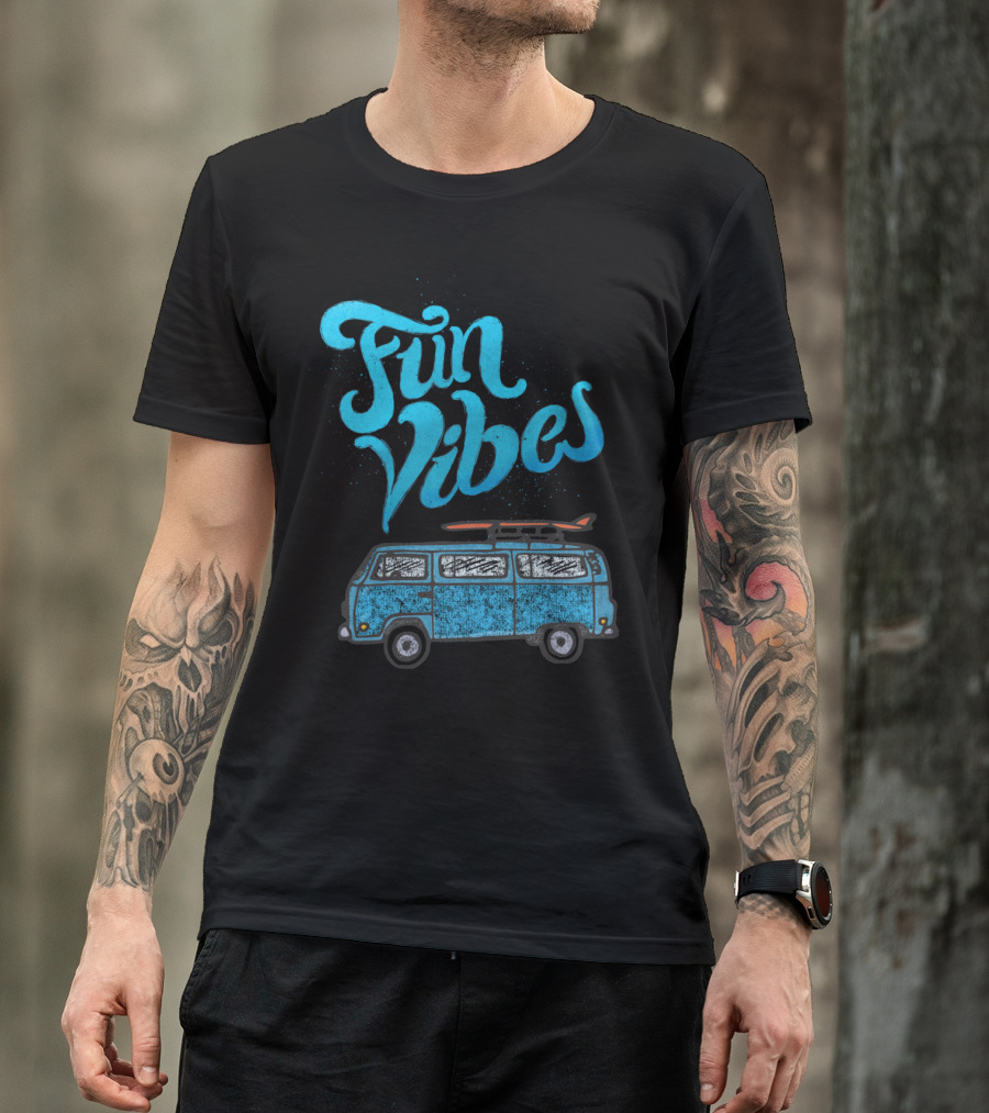 Fun Vibes Surf Van Adventure T-Shirt