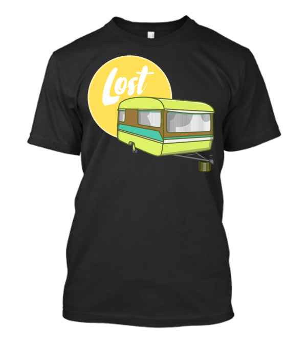 Lost Caravan With Yellow Moon T-Shirt