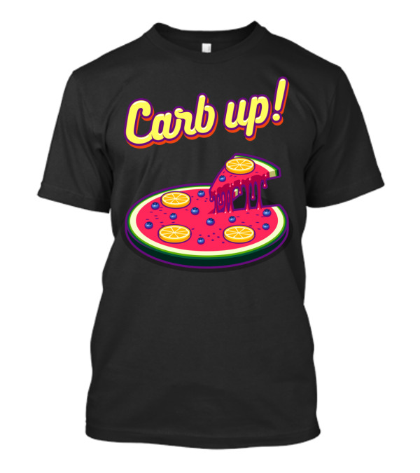 Carb Up Pizza Watermelon Fusion With Fruits T-Shirt