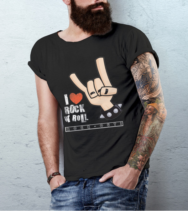 I Love Rock N Roll Rock Out T-Shirt