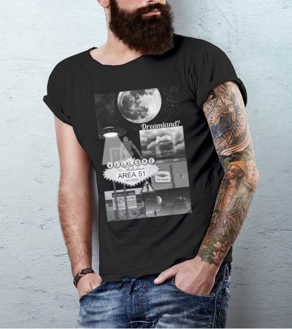 Welcome To Fabulous Area 51 Dreamland Nevada Sign Future Dreamland? T-Shirt