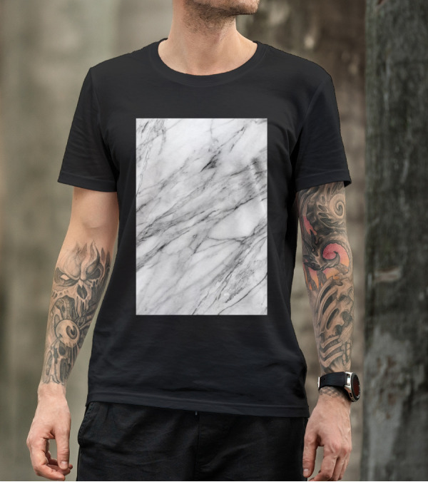 Carrara Marble Texture T-Shirt