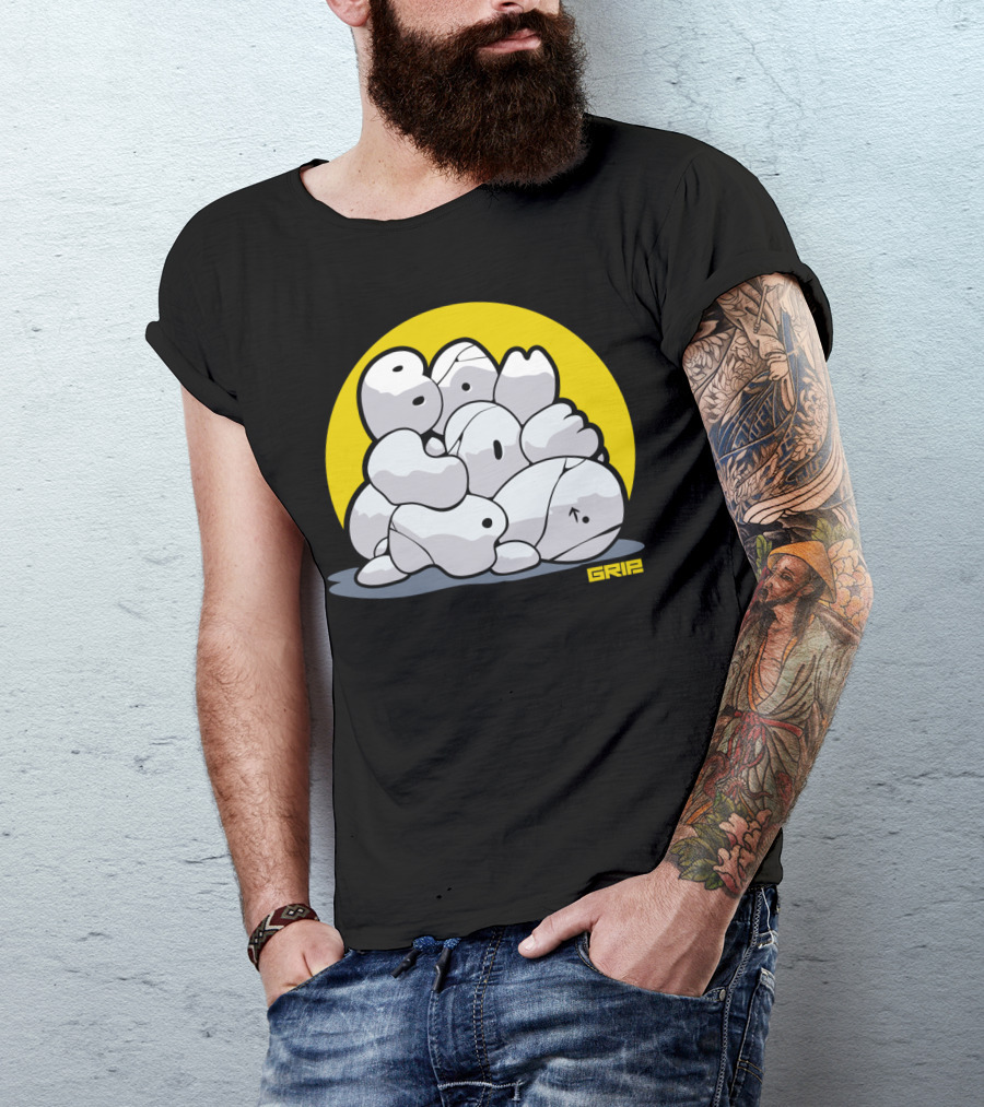 Boulder Type Grip Rocks Stack T-Shirt