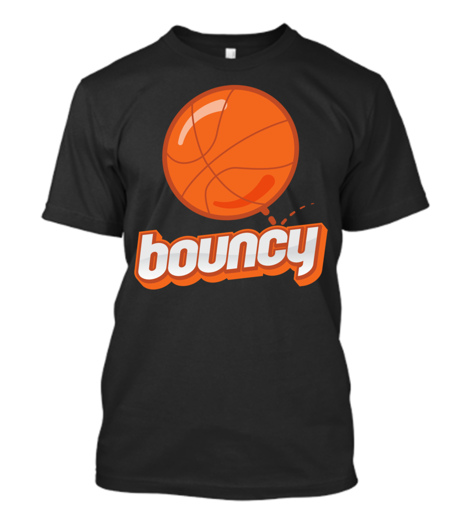 Bouncy Basketball Bubble T-Shirt
