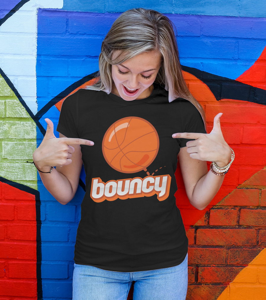 Bouncy Basketball Bubble T-Shirt