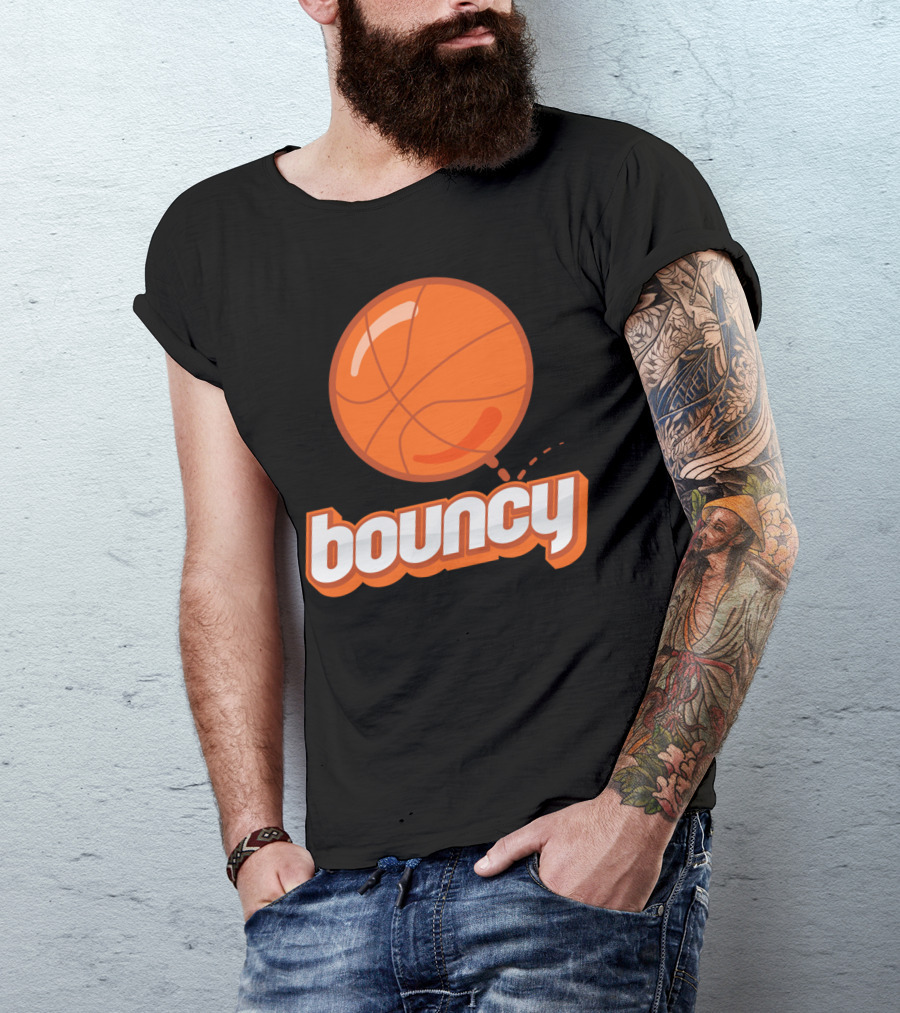 Bouncy Basketball Bubble T-Shirt