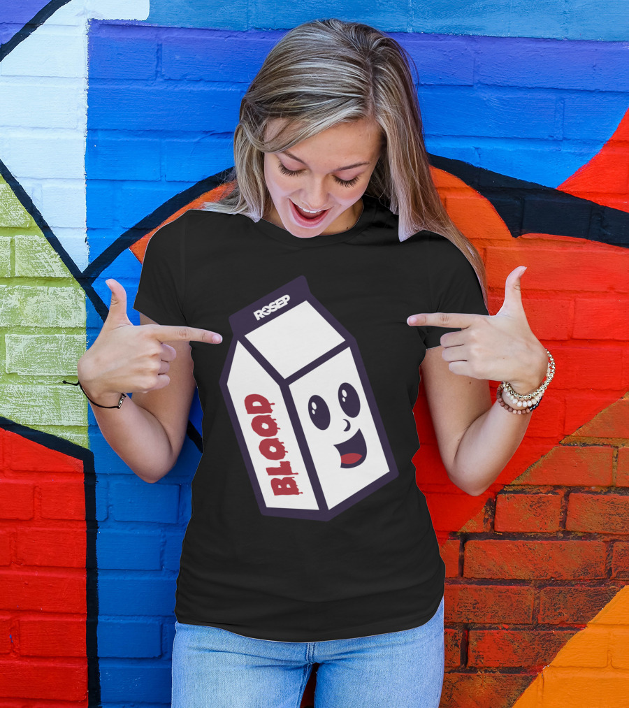 RSEEP Blood Carton With Happy Face T-Shirt