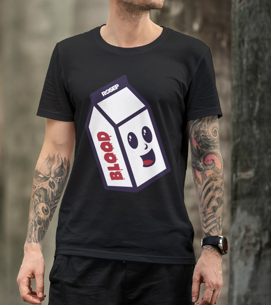 RSEEP Blood Carton With Happy Face T-Shirt