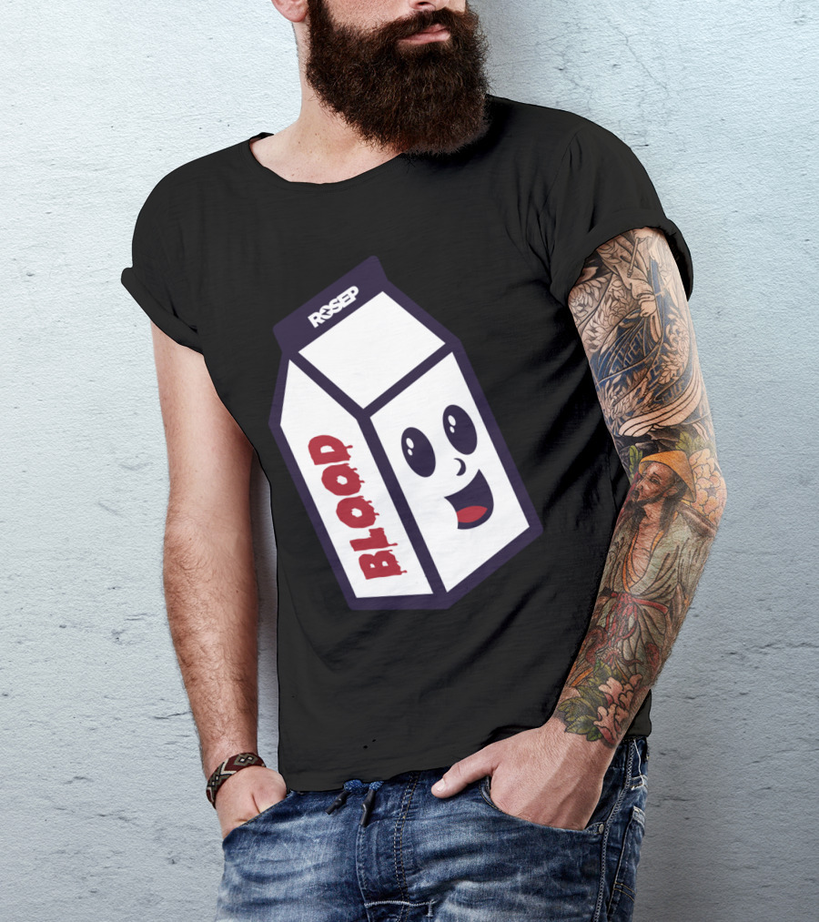 RSEEP Blood Carton With Happy Face T-Shirt