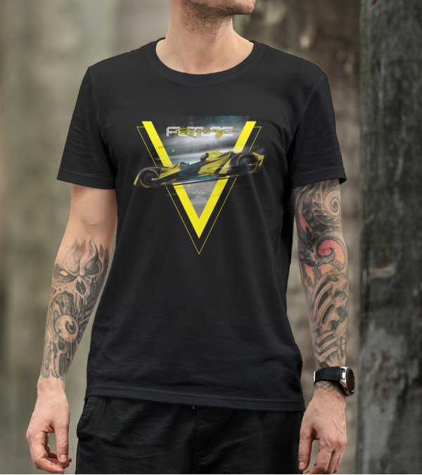 Racing Futuristic Car Speed Triangle T-Shirt