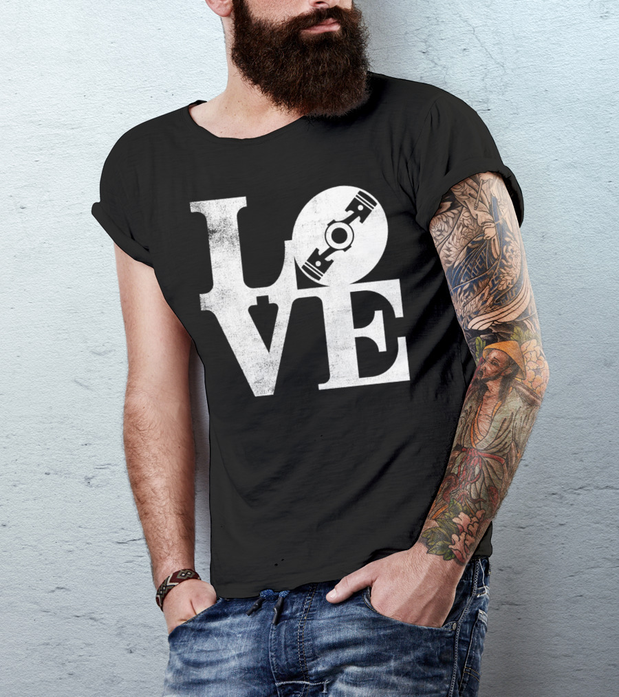 Boxer Engine LOVE T-Shirt