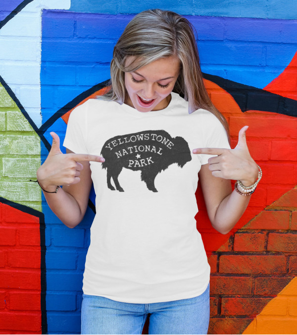 Yellowstone National Park Bison T-Shirt