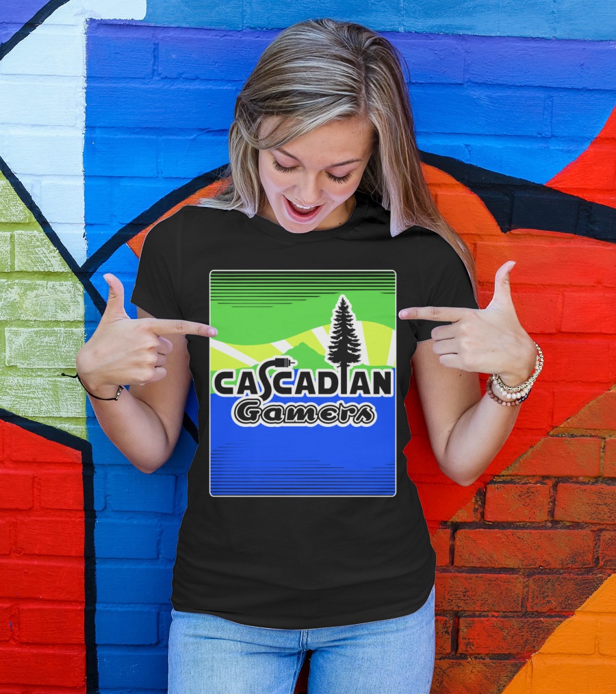 Cascadian Gamers Tree Logo T-Shirt