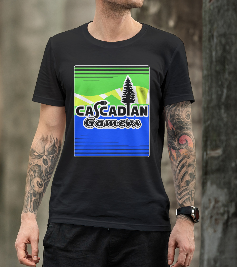 Cascadian Gamers Tree Logo T-Shirt