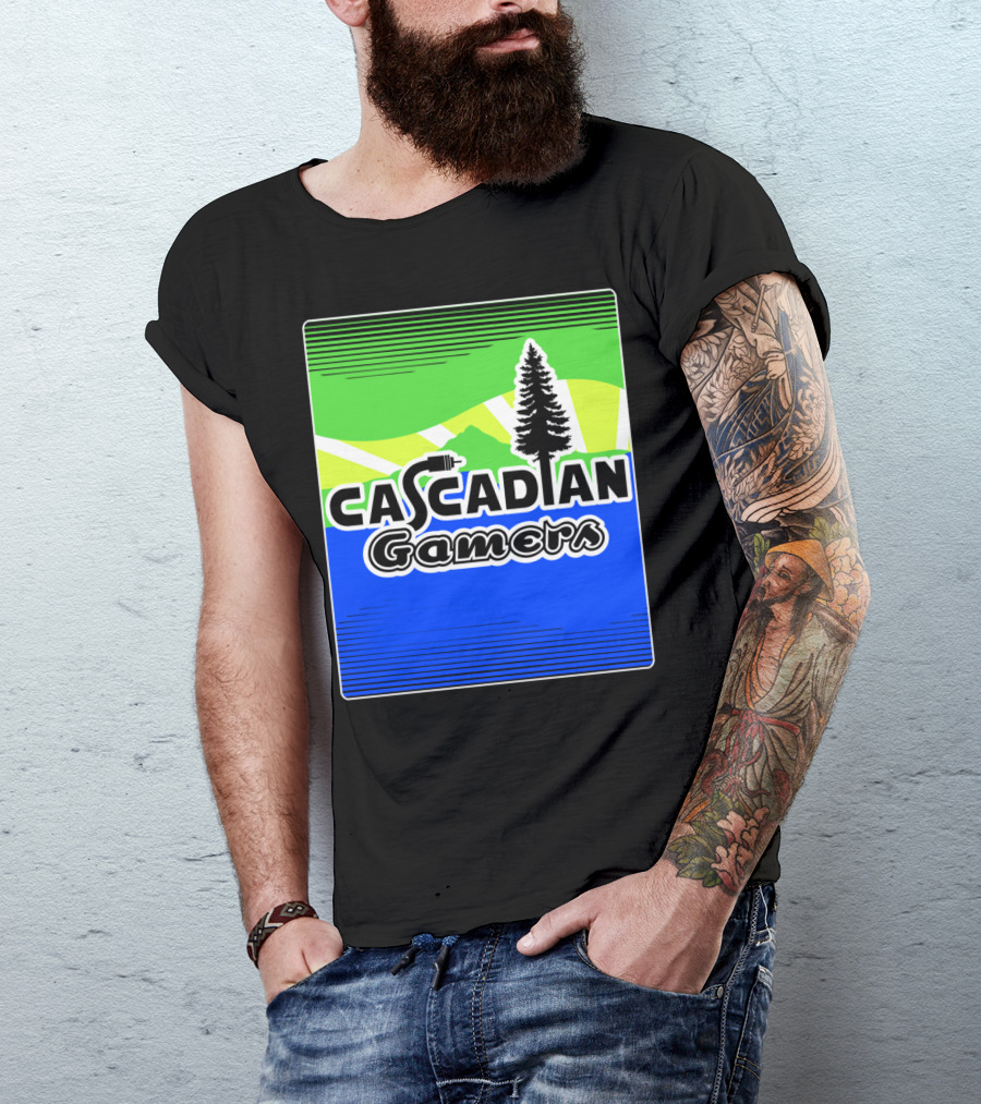 Cascadian Gamers Tree Logo T-Shirt