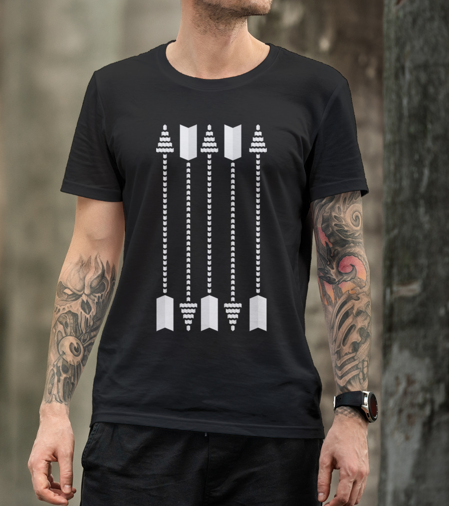 Arrows Pattern Bohemian Style Geometric T-Shirt