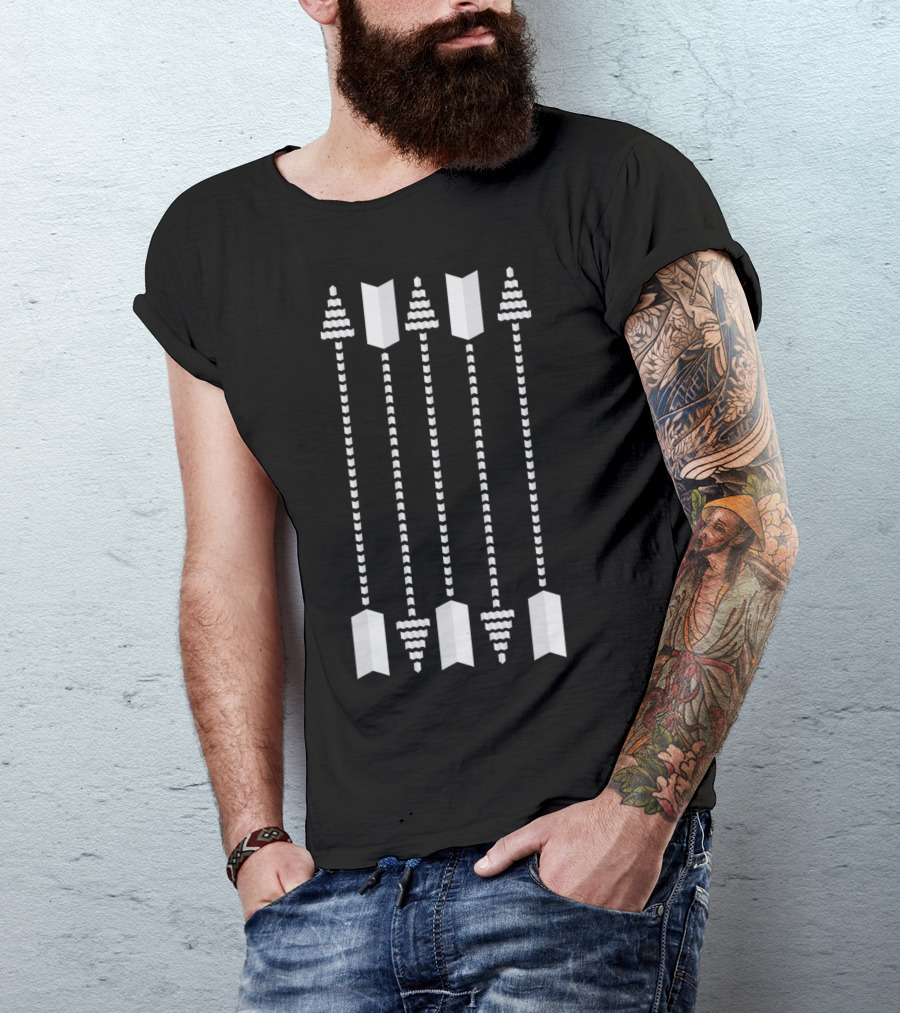Arrows Pattern Bohemian Style Geometric T-Shirt