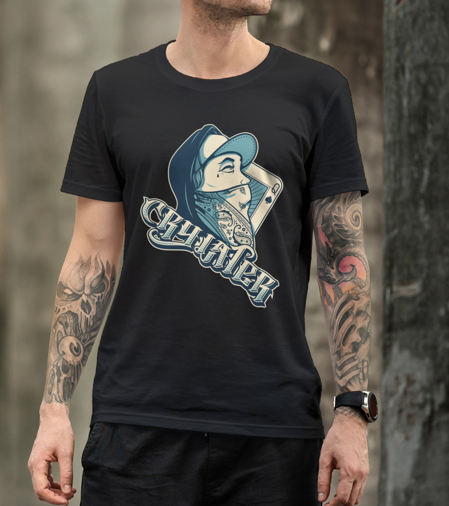 Cry Later Playing Card Tattoo T-Shirt
