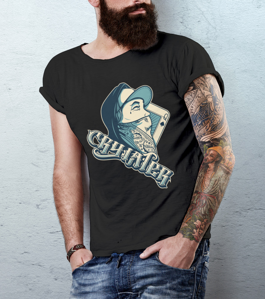 Cry Later Playing Card Tattoo T-Shirt