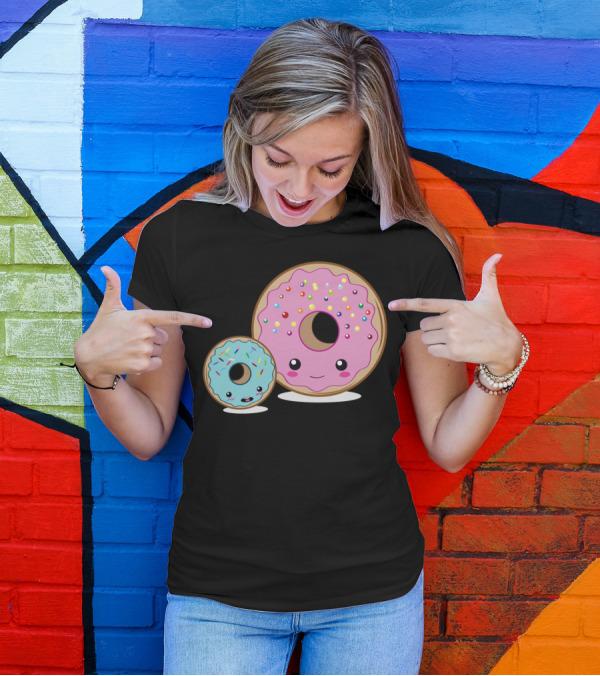 Kawaii Donut Friends With Pastel Sprinkles T-Shirt