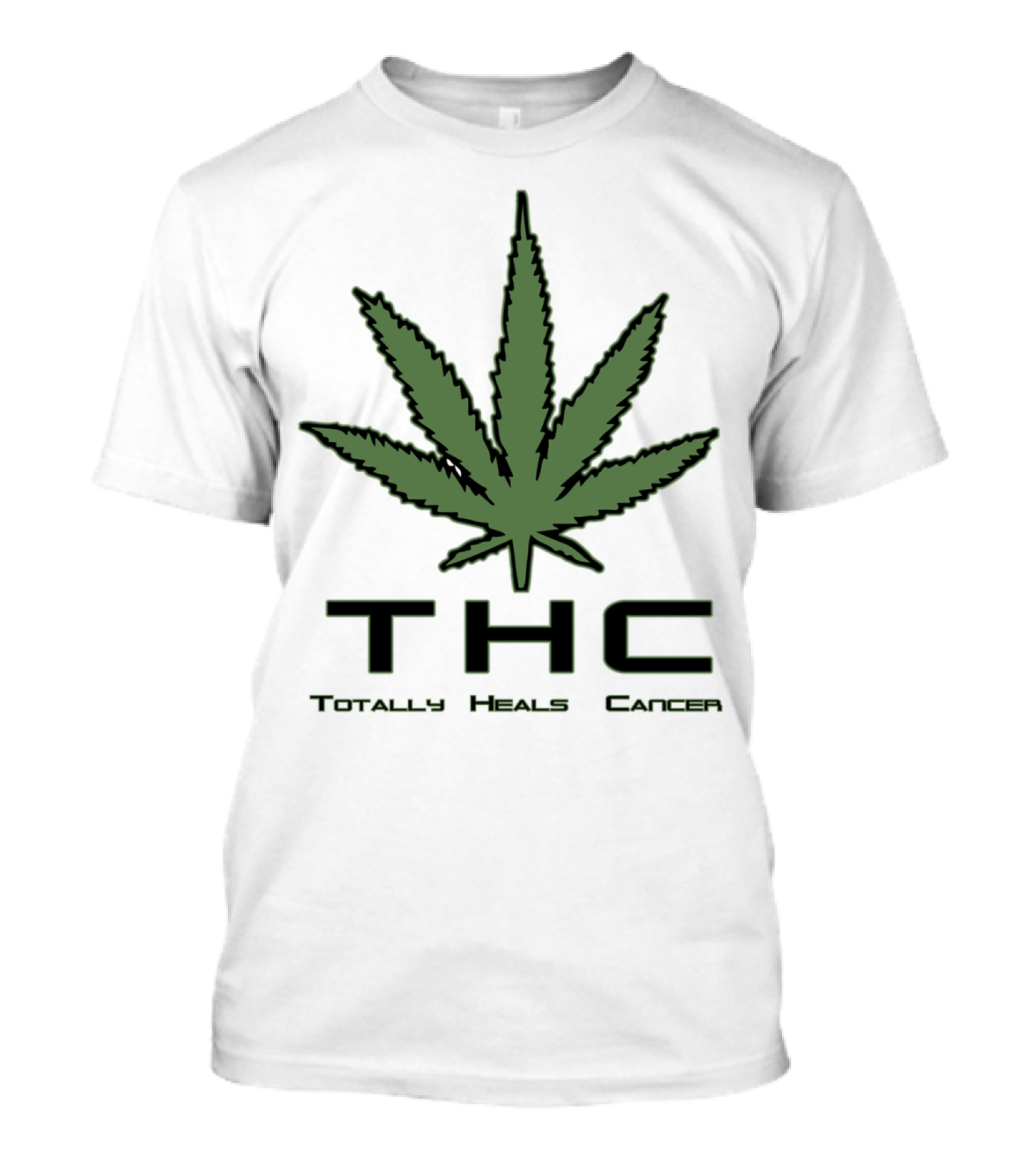 THC Totally Heals Cancer Leaf T-Shirt