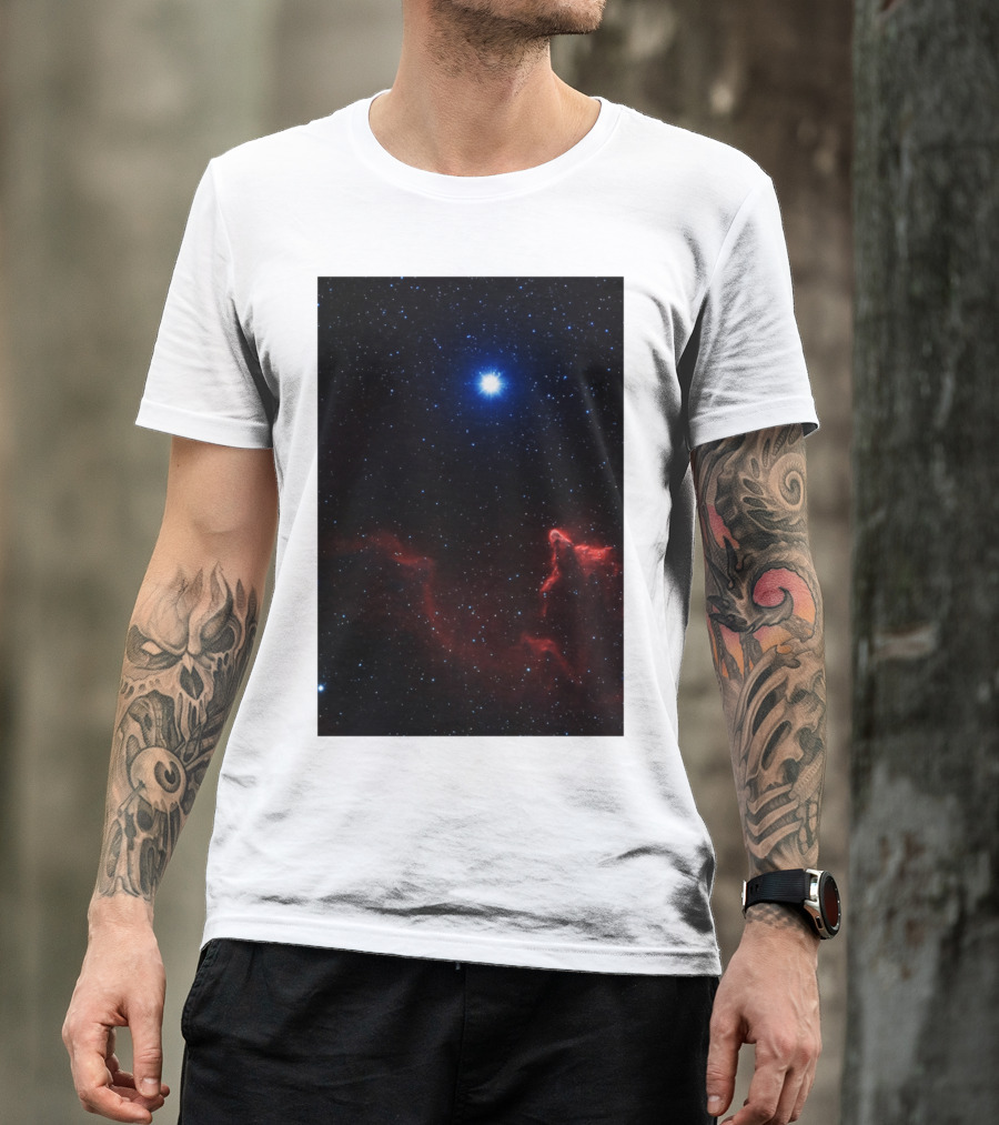 Gamma Cassiopeiae Nebula Star Field And Emission Nebulae Constellation T-Shirt
