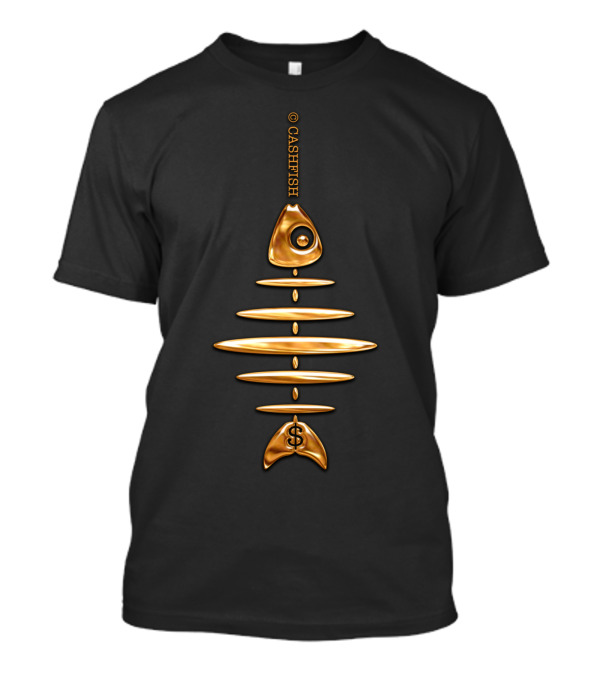 Cashfish Gold Fishbone T-Shirt