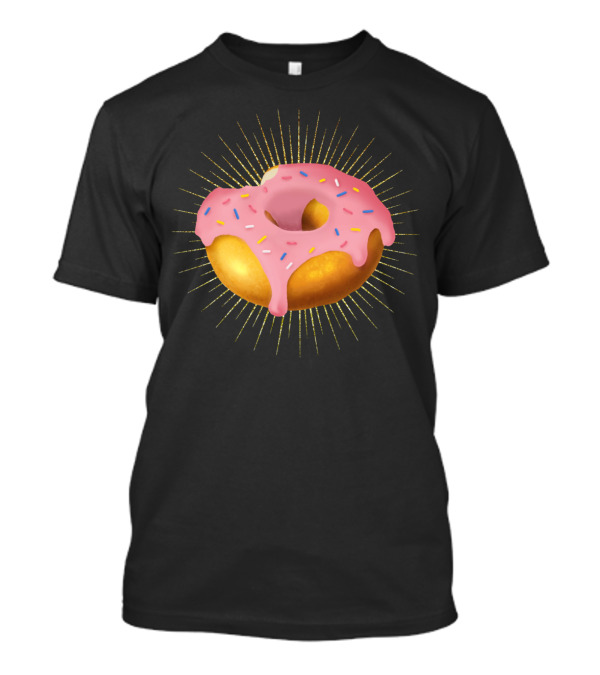 Sprinkle-Covered Donut Perfection Radiant Delight T-Shirt