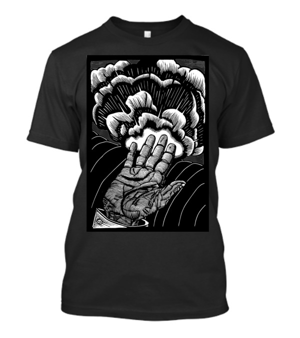 Cassandra Complex Hand Reaching Toward Explosion In T-Shirt
