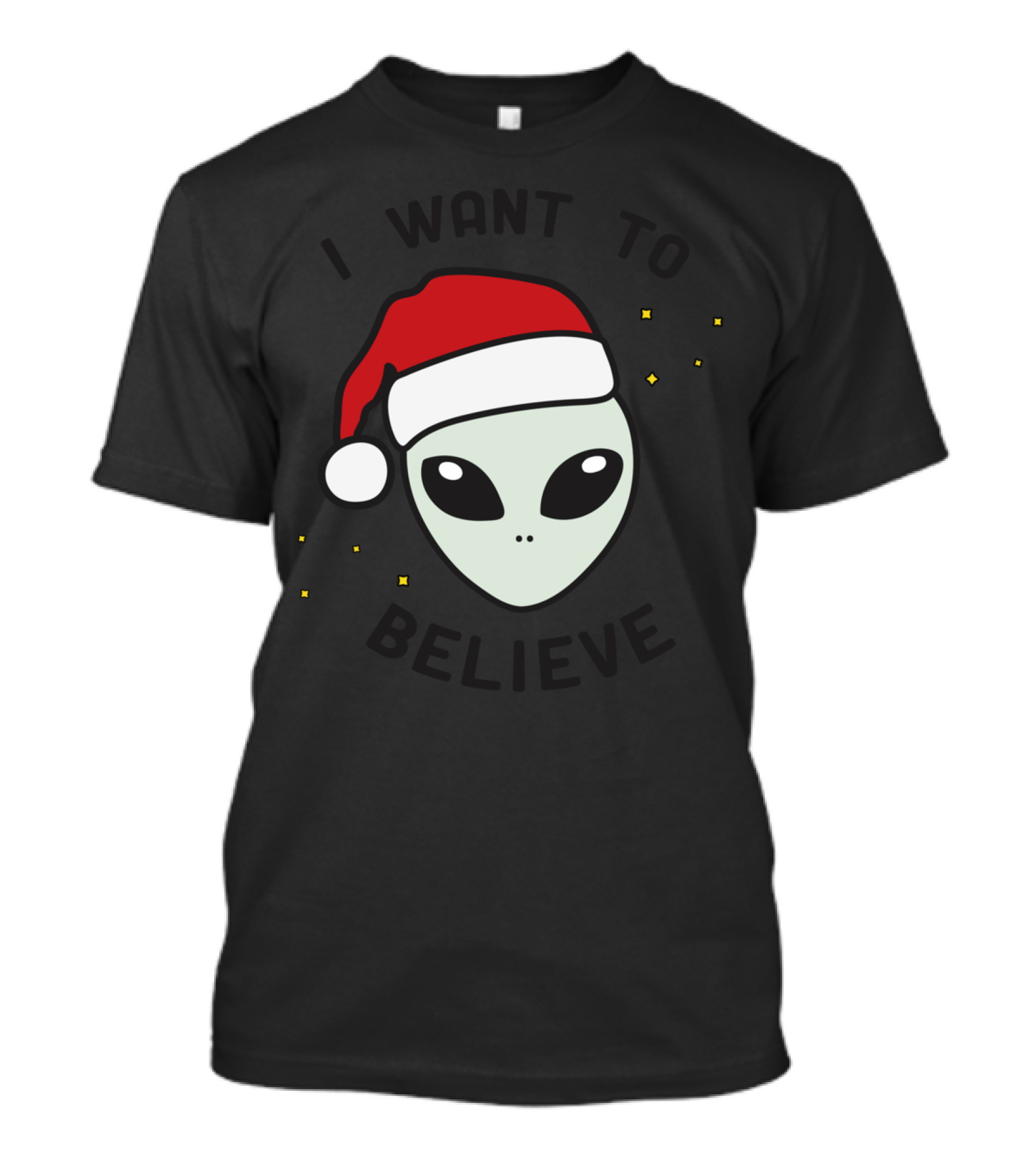 I WANT TO BELIEVE SANTA ALIEN T-Shirt