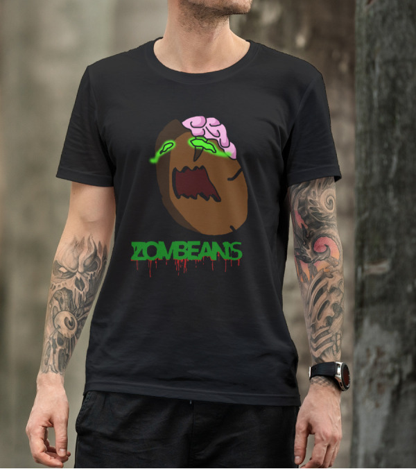 Zombeans Brainy Coffee Bean Zombie - Twitch Maelstaal T-Shirt