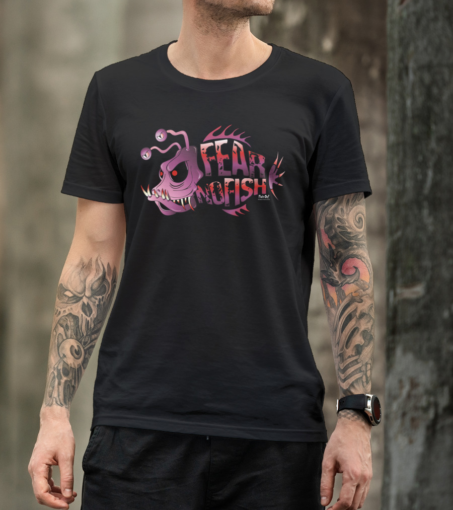 Fear No Fish Anglerfish Monster By Fish On T-Shirt
