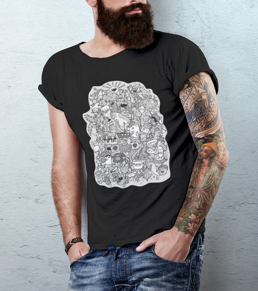 Malinex Love Fun Creativity Doodles T-Shirt