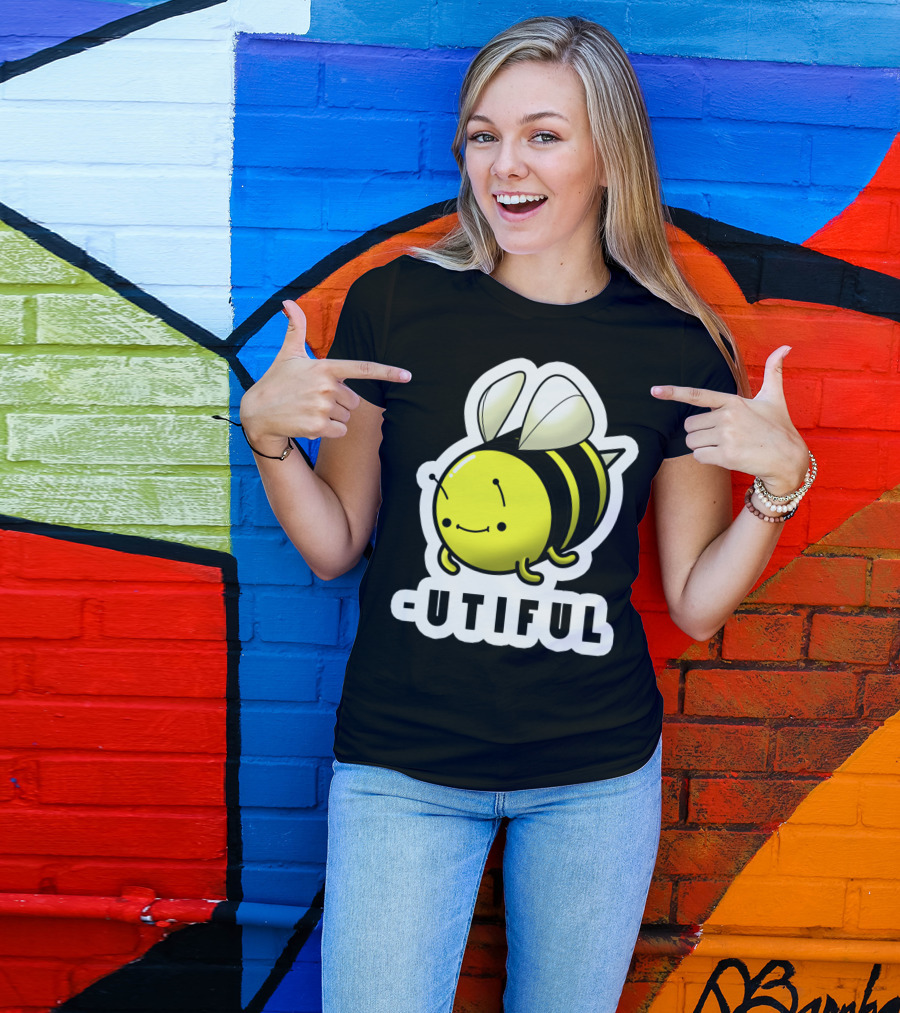 Bee -Utiful Cute Cartoon Bumblebee T-Shirt
