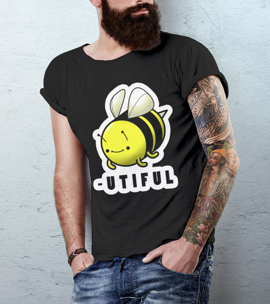 Bee -Utiful Cute Cartoon Bumblebee T-Shirt