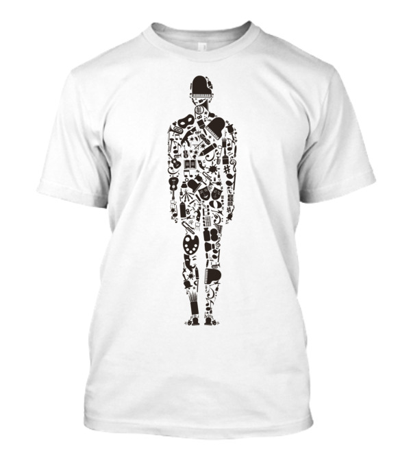 Art The Person Camouflage Style Full T-Shirt