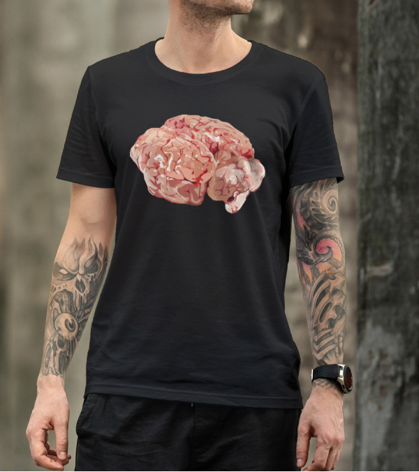 Brain Realistic Anatomical T-Shirt