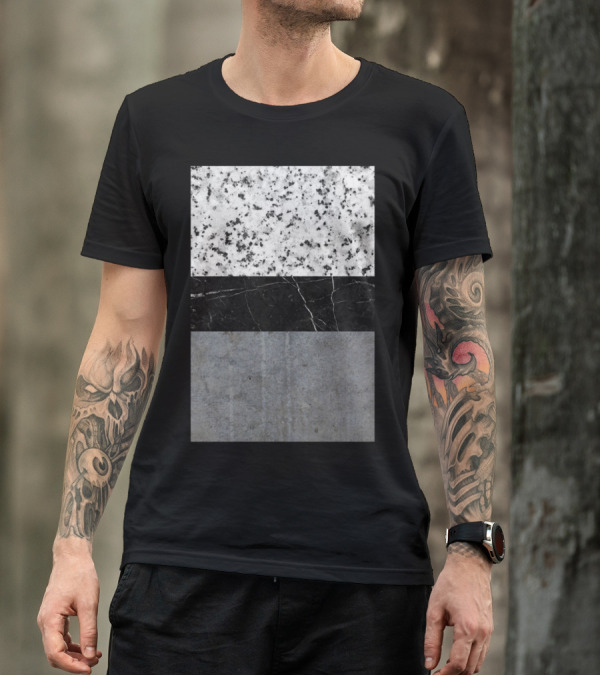 Marble Granite And Concrete Abstract Textured Layers T-Shirt