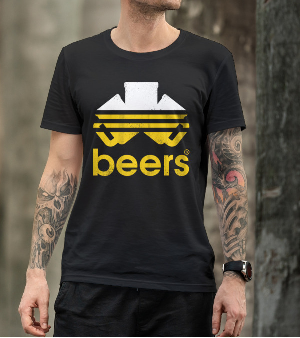 Beers Yellow White Starfleet Communicator T-Shirt
