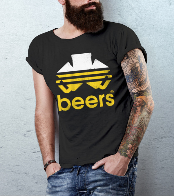 Beers Yellow White Starfleet Communicator T-Shirt