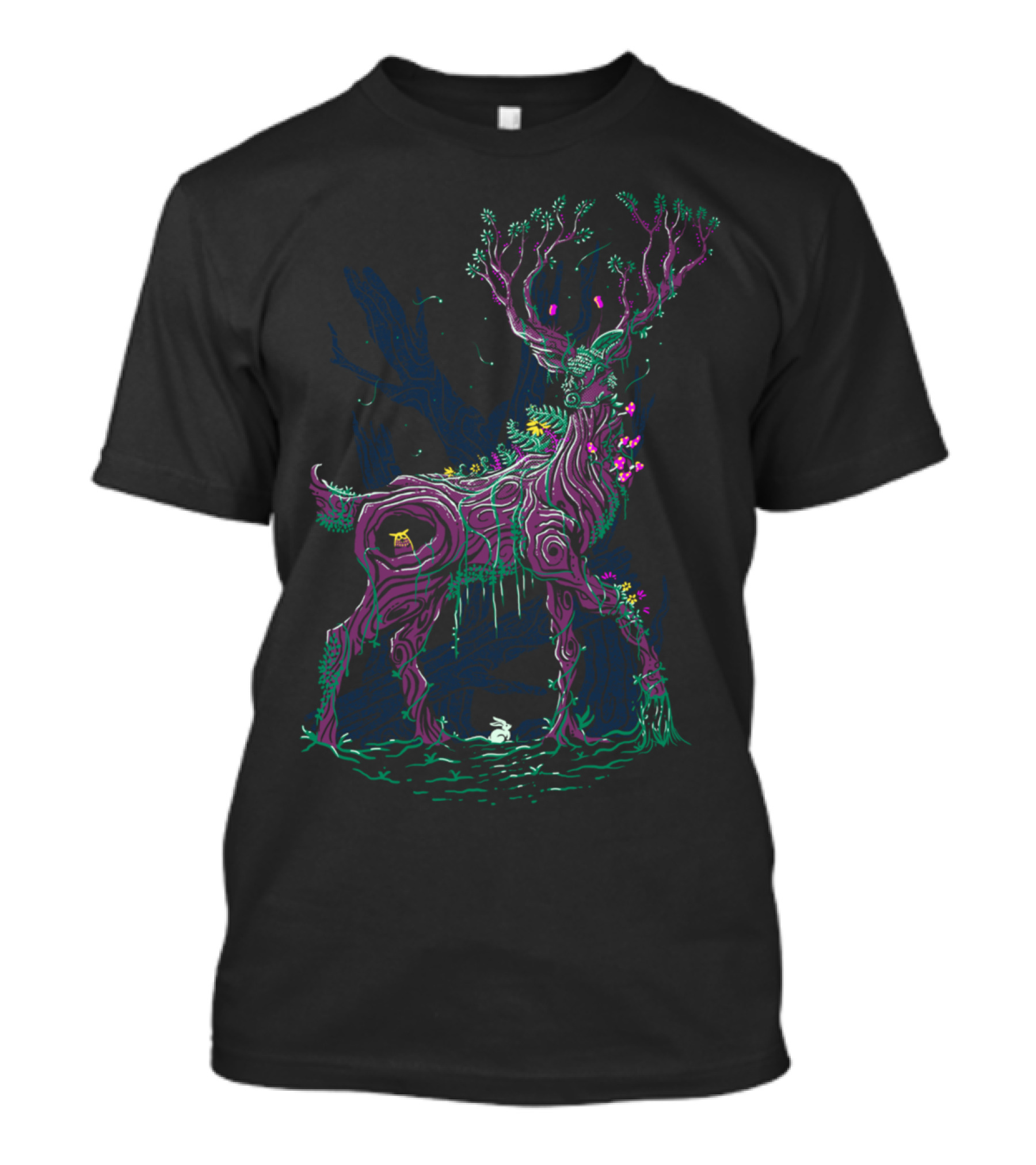 Spring To Life Enchanted Forest Deer Awakening T-Shirt