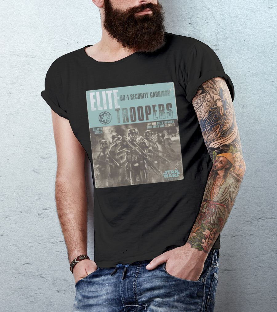 Elite Troopers DS-1 Security Garrison Galactic Empire Special Forces Imperial Death Troopers Star Wars Rogue One T-Shirt