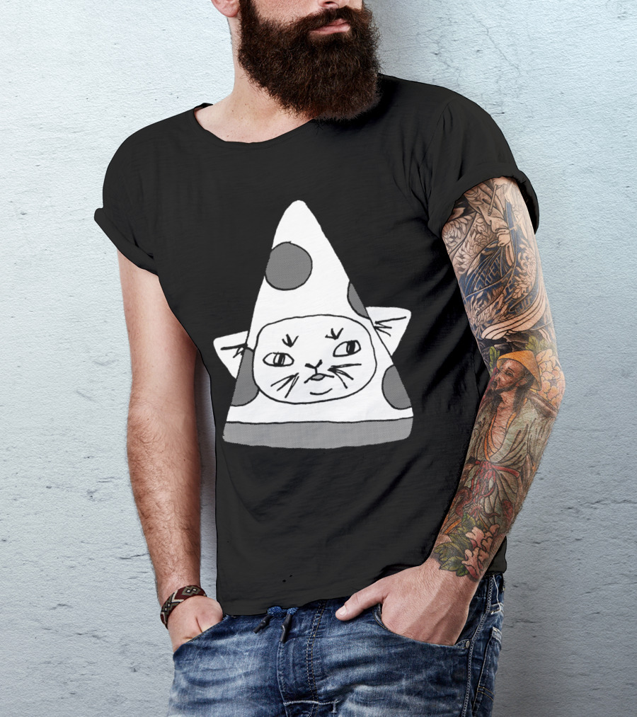 PizzaCat Cone Face By Ninners T-Shirt