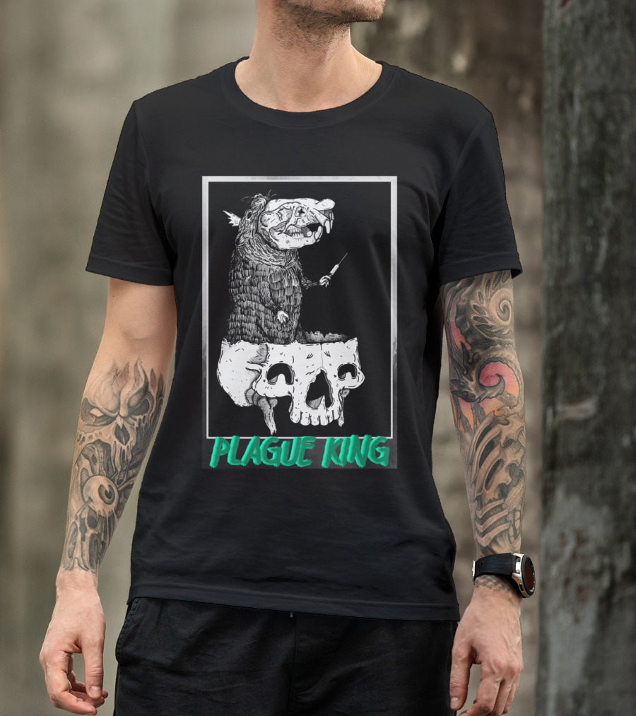 Plague King Skull Throne Monster T-Shirt